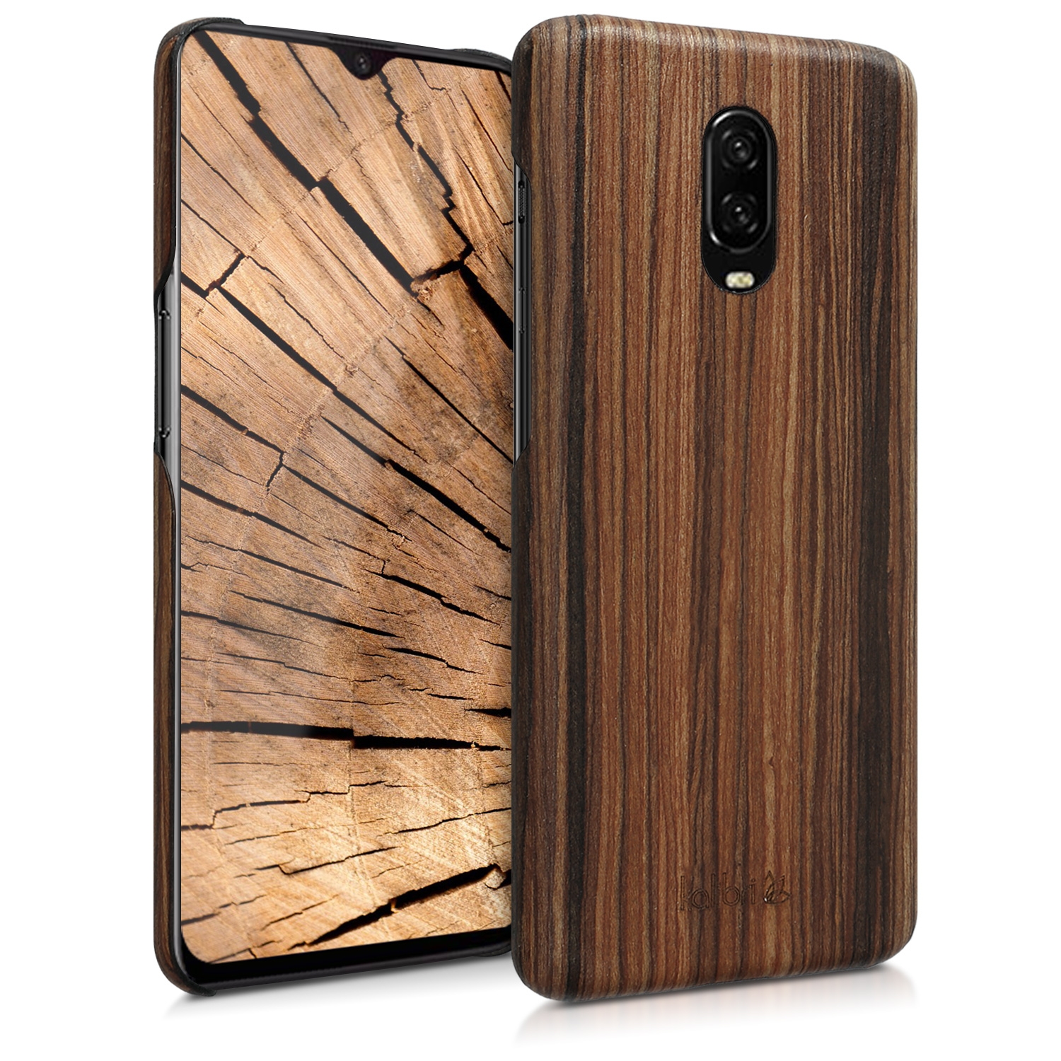 Kalibri Ξύλινη Θήκη OnePlus 6T - Brown