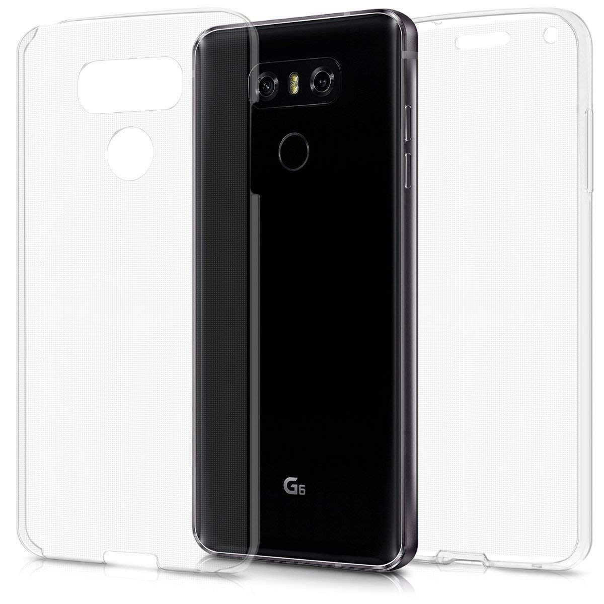 KW Διάφανη Θήκη Σιλικόνης Full Body για LG G6 - Transparent