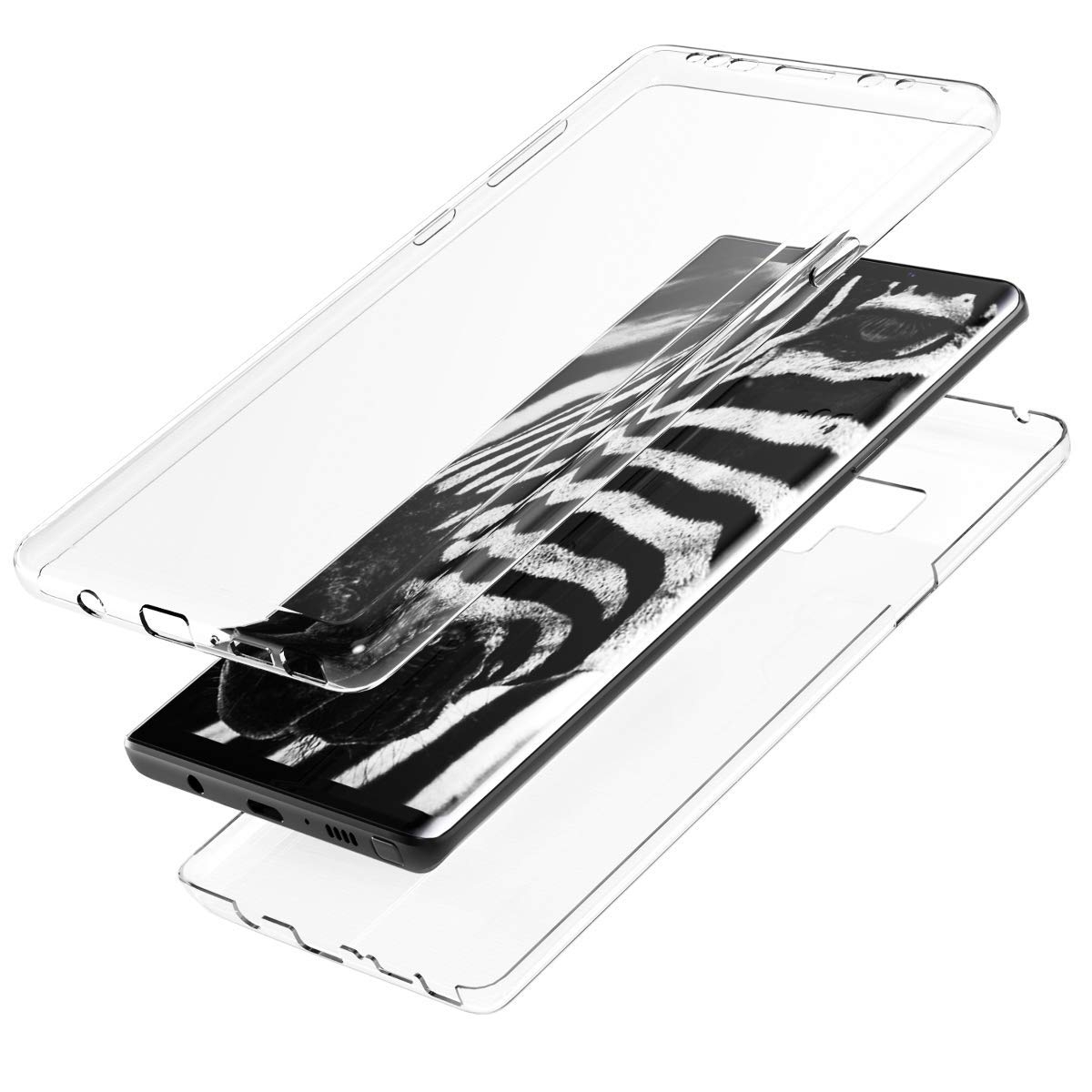 KW Διάφανη Θήκη Σιλικόνης Full Body για Samsung Galaxy Note 9 - Transparent