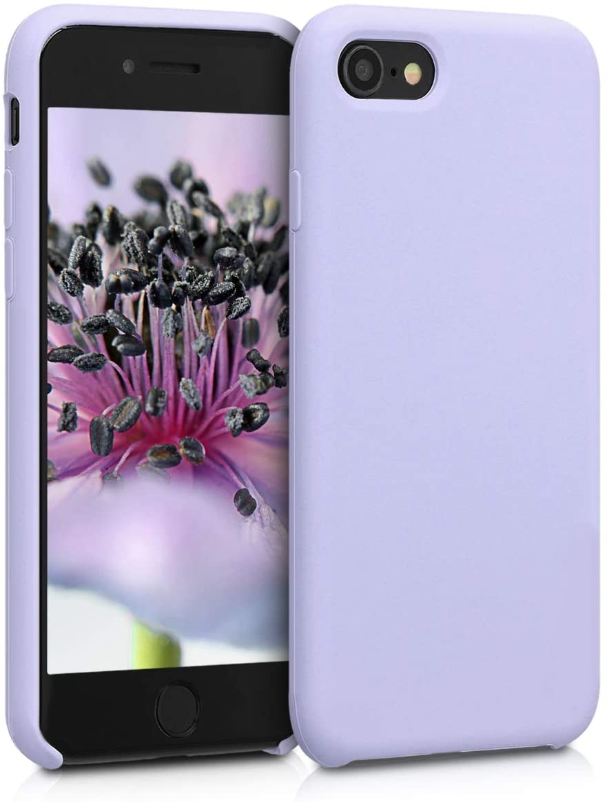 KWmobile Θήκη Σιλικόνης Apple iPhone SE 2022 / 2020 / 8 / 7 - Soft Flexible Rubber Cover - Light Lavender