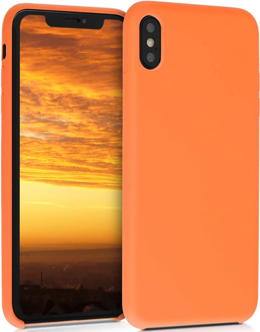 KW Θήκη Σιλικόνης iPhone XS Max - Soft Flexible Rubber Protective Cover - Papaya