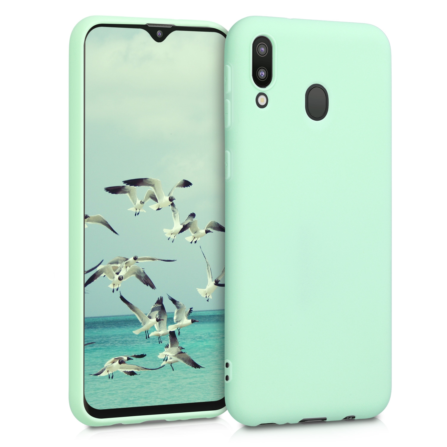 KW Θήκη Σιλικόνης Samsung Galaxy M20 (2019) - Mint Matte