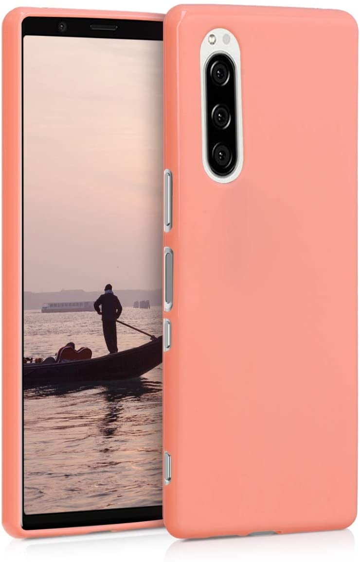 KW Θήκη Σιλικόνης Sony Xperia 5 - Rose Gold Matte