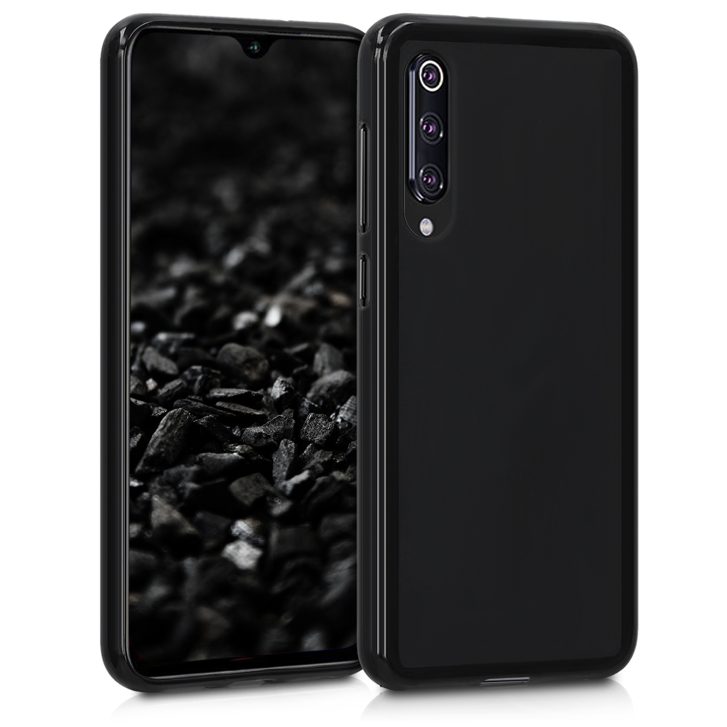 KW Θήκη Σιλικόνης Xiaomi Mi 9 SE - Black Matte