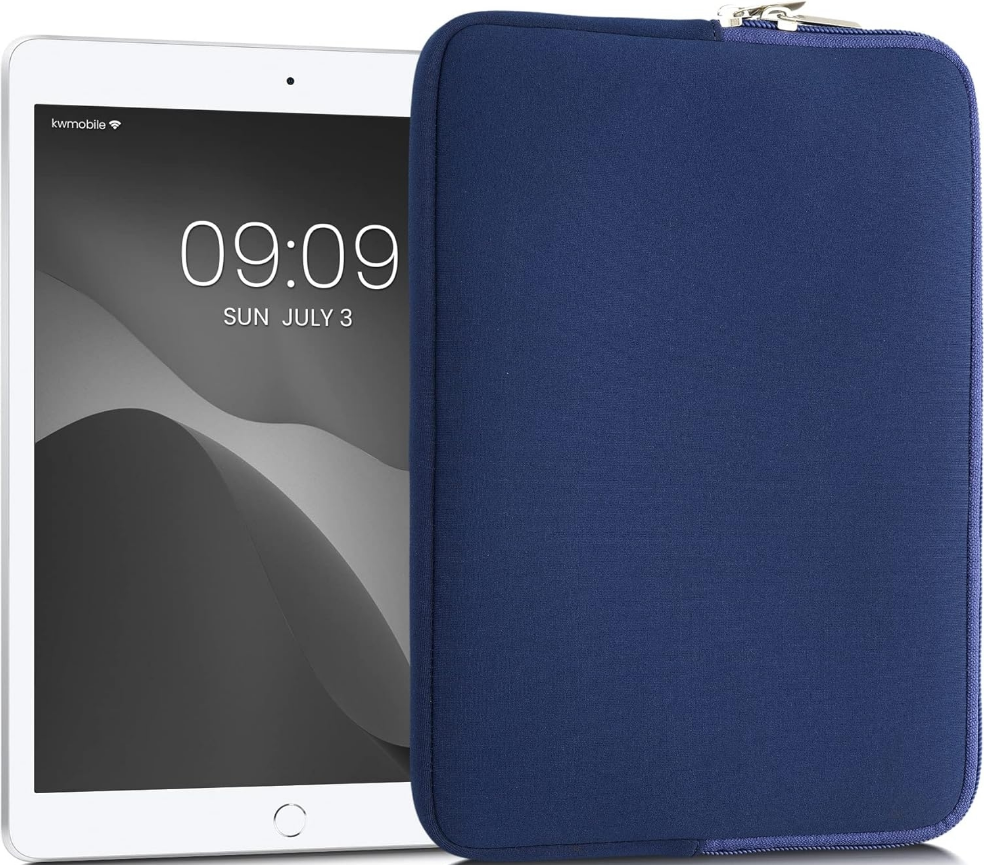 KW Universal Θήκη Νεοπρενίου με Φερμουάρ για Tablet 9.7" - 11" - Dark Blue