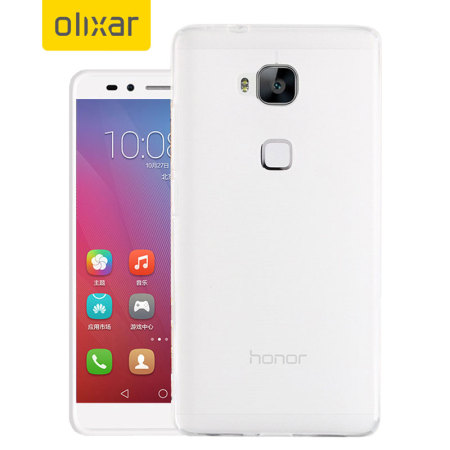 Λευκή Ημιδιάφανη Θήκη Huawei Honor 5X