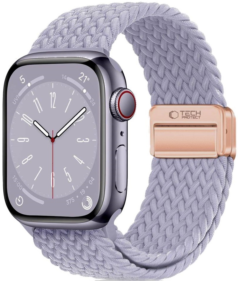 Λουράκι Apple Watch SE/11/10/9/8/7/6/5/4 (42/41/40mm) - Tech-Protect NylonMag Ελαστικό - Periwinkle