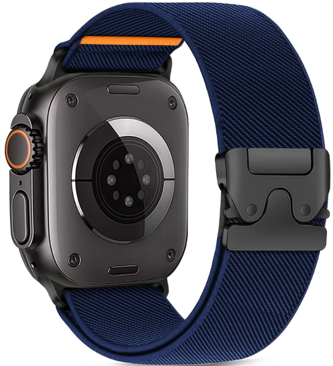 Λουράκι Apple Watch Ultra/SE/11/10/9/8/7/6/5/4 (49/46/45/44mm) Tech-Protect Nylon Clasp Navy