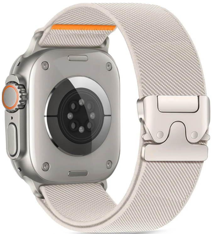 Λουράκι Apple Watch Ultra/SE/11/10/9/8/7/6/5/4 (49/46/45/44mm) Tech-Protect Nylon Clasp Titanium