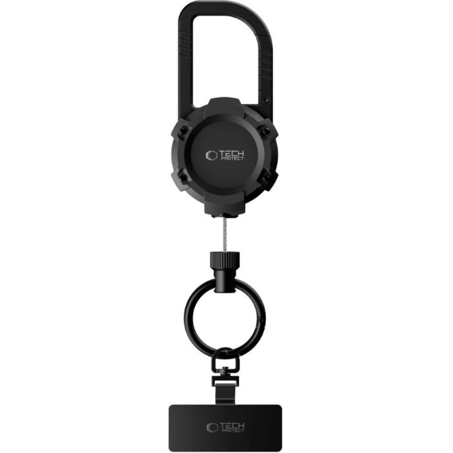 Λουράκι Ασφαλείας Κινητού Tech-Protect ATH03 UrbanLoop Pro Anti Theft Holder Μεταλλικό Αντικλεπτικό με Μπρελόκ Black