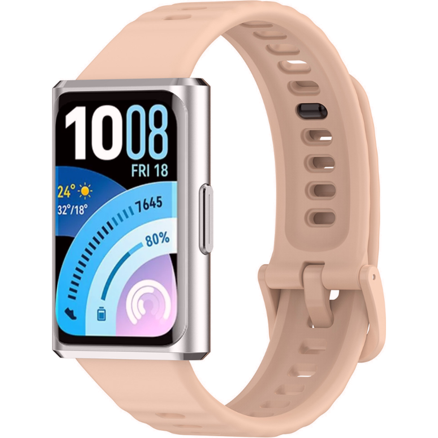 Λουράκι Huawei Band 11 / Band 11 Pro Techsuit Watchband W082 Σιλικόνης Beige