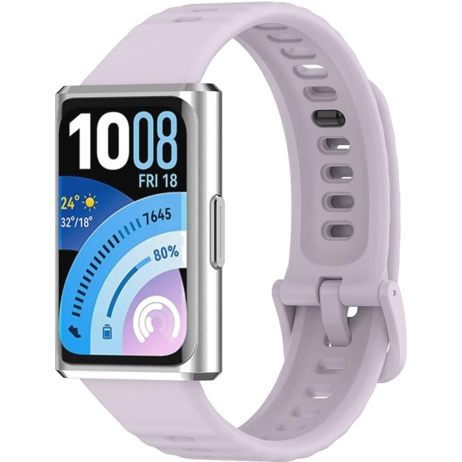 Λουράκι Huawei Band 11 / Band 11 Pro Techsuit Watchband W082 Σιλικόνης Lavender