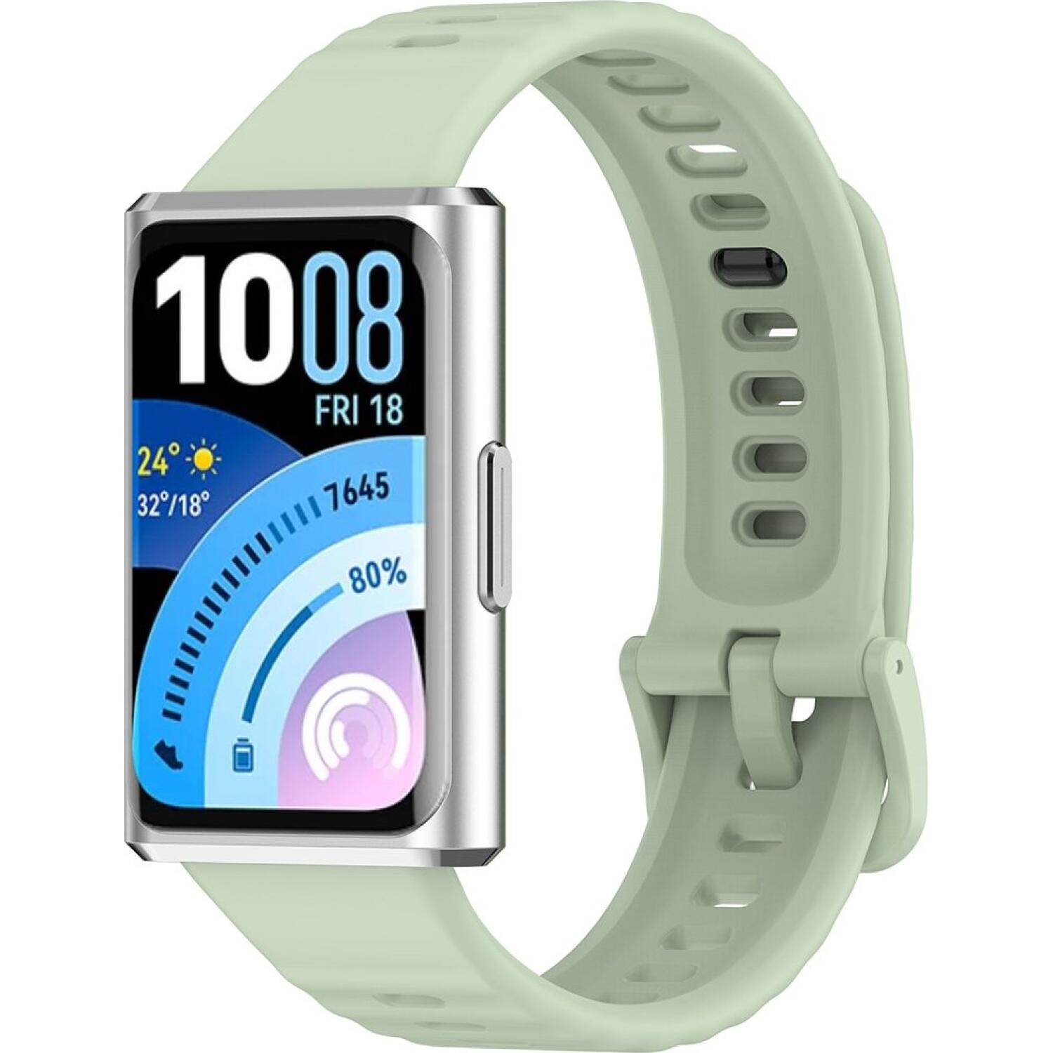Λουράκι Huawei Band 11 / Band 11 Pro Techsuit Watchband W082 Σιλικόνης Mint Green