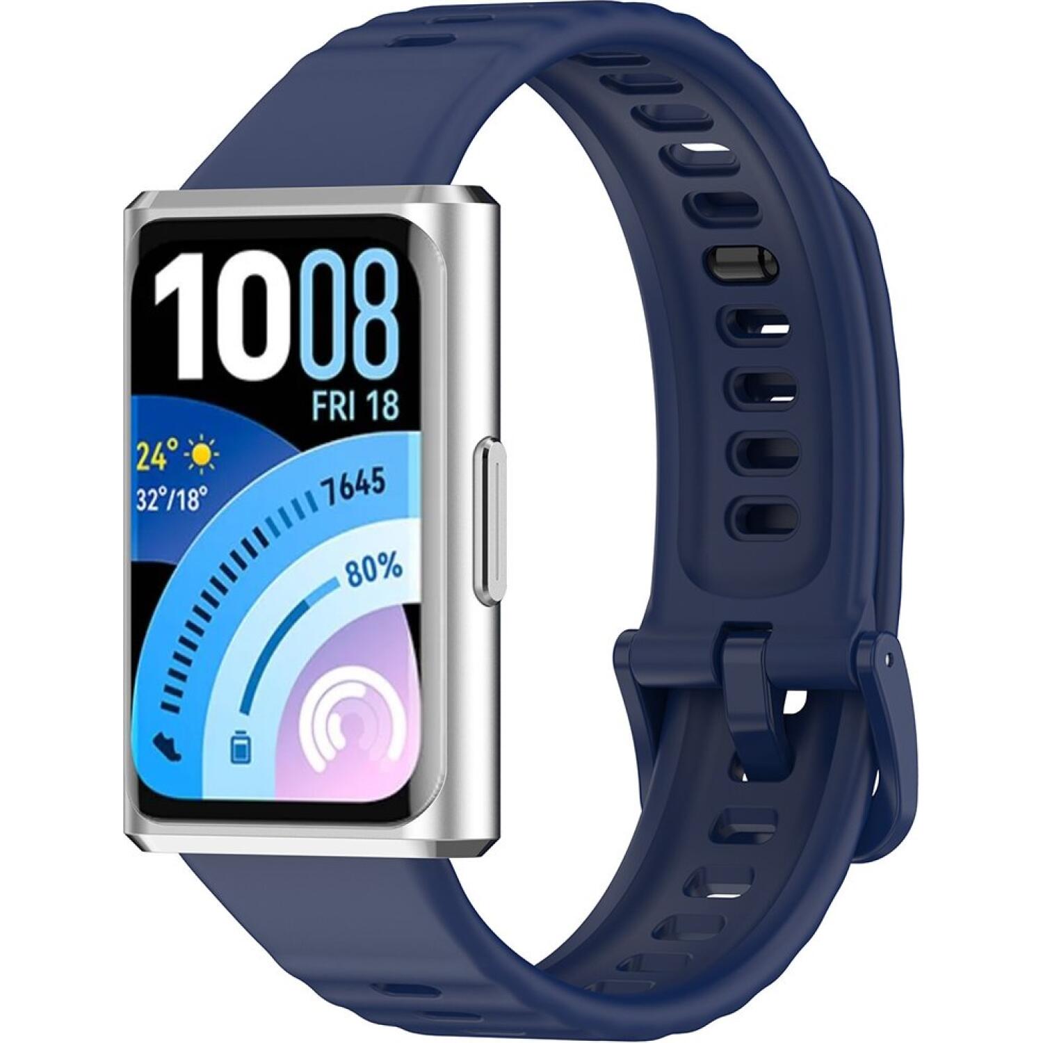 Λουράκι Huawei Band 11 / Band 11 Pro Techsuit Watchband W082 Σιλικόνης Navy Blue