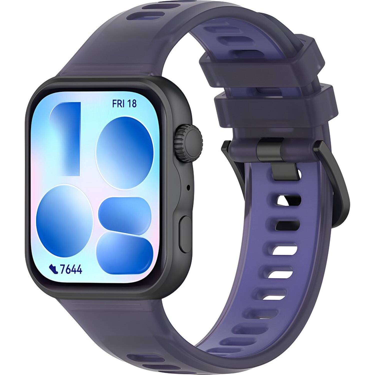 Λουράκι Huawei Watch Fit 5 / 5 Pro / 4 / 4 Pro / 3 Techsuit Watchband W084 Σιλικόνης Purple