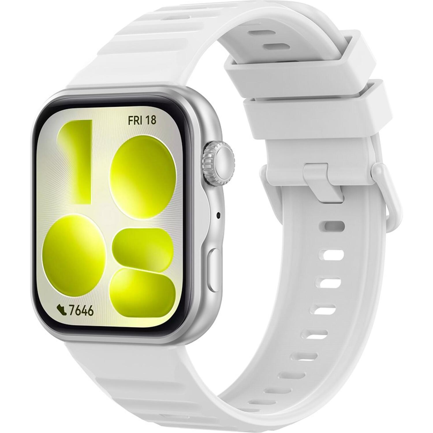 Λουράκι Huawei Watch Fit 5 Pro Techsuit Watchband W082 Σιλικόνης White 