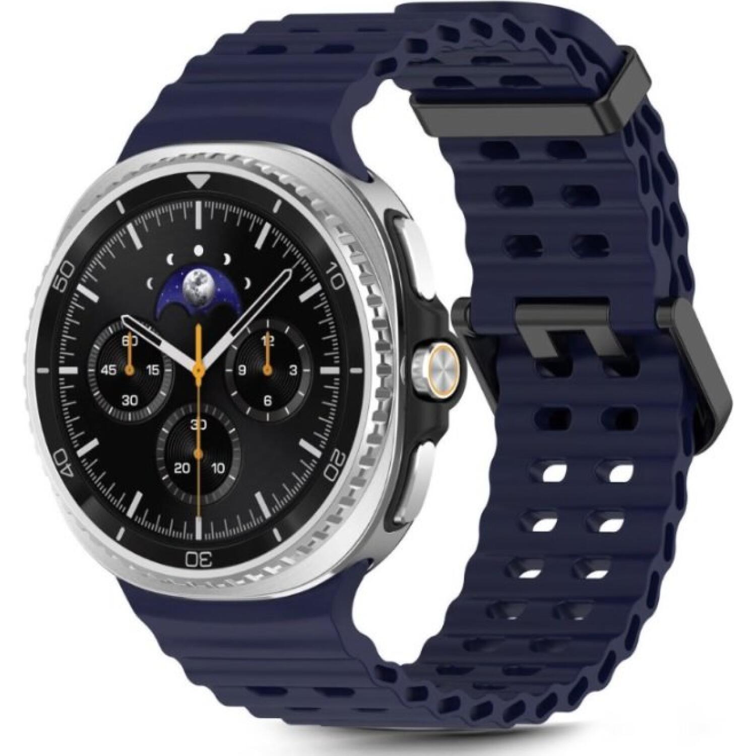 Λουράκι Samsung Galaxy Watch 8 Classic / Watch 8 (46/44/40mm) Tech-Protect Iconband Pro Σιλικόνης Storm Blue