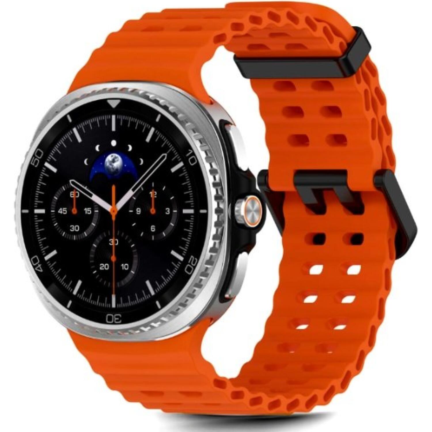 Λουράκι Samsung Galaxy Watch 8 Classic / Watch 8 (46/44/40mm) Tech-Protect Iconband Pro Σιλικόνης Sunburst Orange