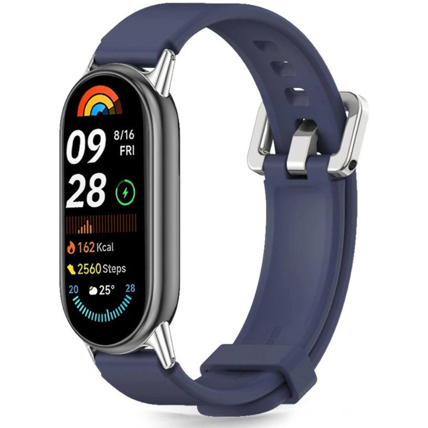 Λουράκι Xiaomi Smart Band 10 / 10 NFC / 9 / 9 NFC / 8 / 8 NFC Tech-Protect Iconband Classic Σιλικόνης Storm Blue