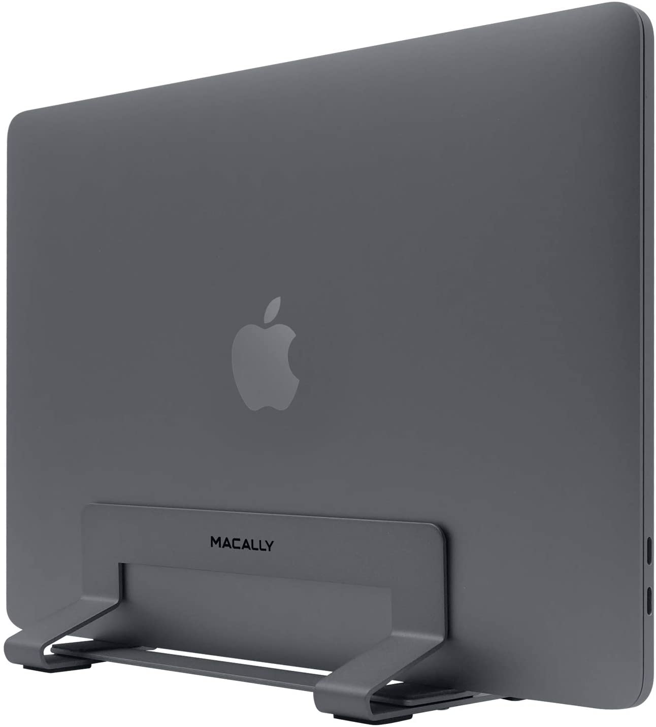 Macally Vertical Laptop Stand - Βάση από Μασίφ Ατσάλι για Macbook / Laptop 13" - 17" - Space Grey