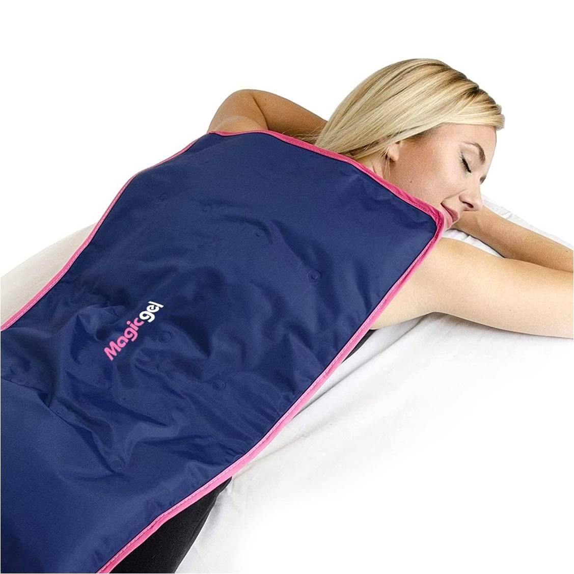 Magic Gel Extra Large Pink Trim Gel Pack - Κομπρέσα Ψύξης με Gel για Τραυματισμούς / Κρυοθεραπεία / Ανακούφιση από Μυϊκούς Πόνους & Φλεγμονές - 60 x 38 cm - Blue