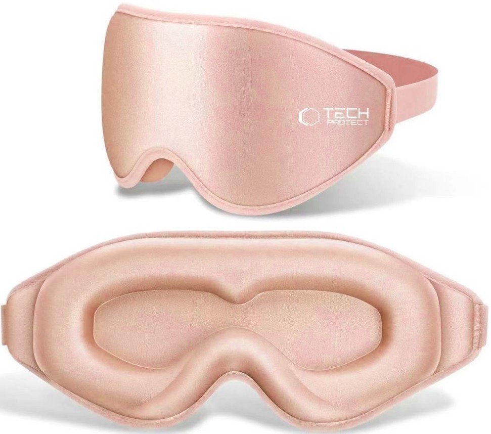 Μάσκα Ύπνου Tech-Protect Eyeshade Sleep Mask με Αφρό Μνήμης Baby Pink