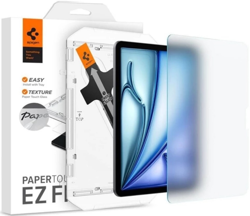 Spigen Paper Touch EZ Fit - Ματ Αντιχαρακτικό Προστατευτικό Tempered Glass Οθόνης - Apple iPad Air 7 2025 11" / iPad Air 6 2024 11" - Matte Clear