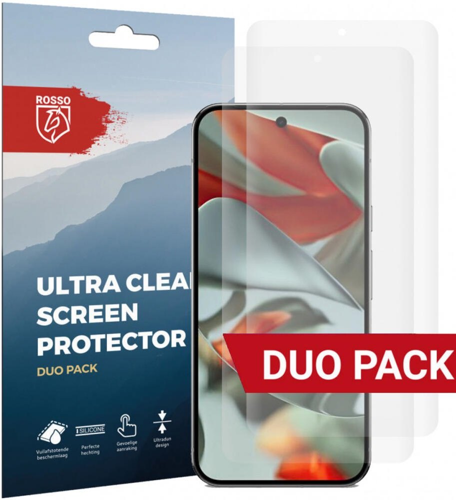 Μεμβράνη Προστασίας Google Pixel 9 Pro XL Rosso Ultra Clear Screen Protector Οθόνης 2 Τεμάχια Clear