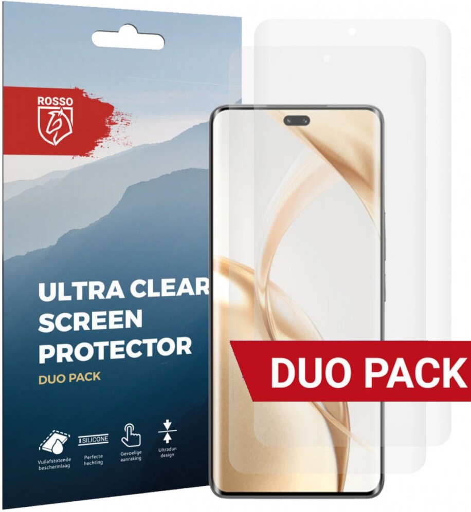 Μεμβράνη Προστασίας Honor 200 Pro Rosso Ultra Clear Screen Protector Οθόνης 2 Τεμάχια Clear