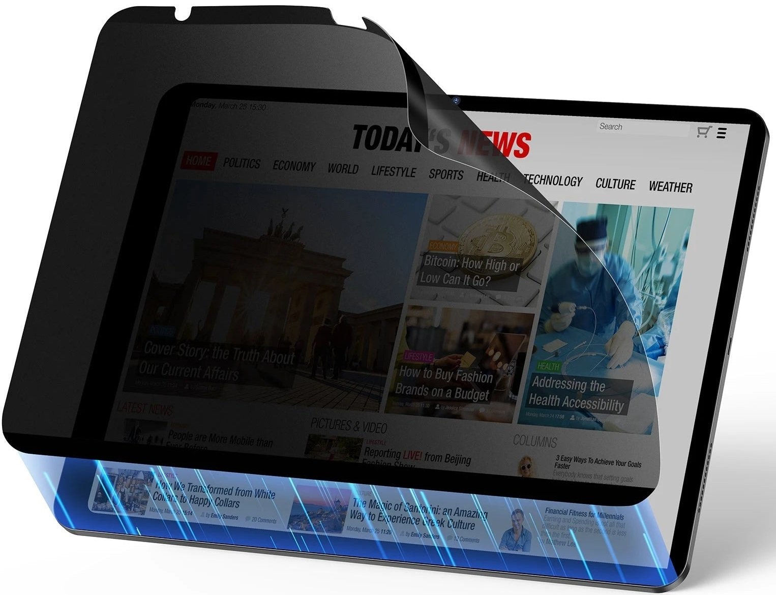 Μεμβράνη Προστασίας iPad Air 13" 2025 / 2024 ESR Magnetic Privacy Μαγνητική Απορρήτου Οθόνης