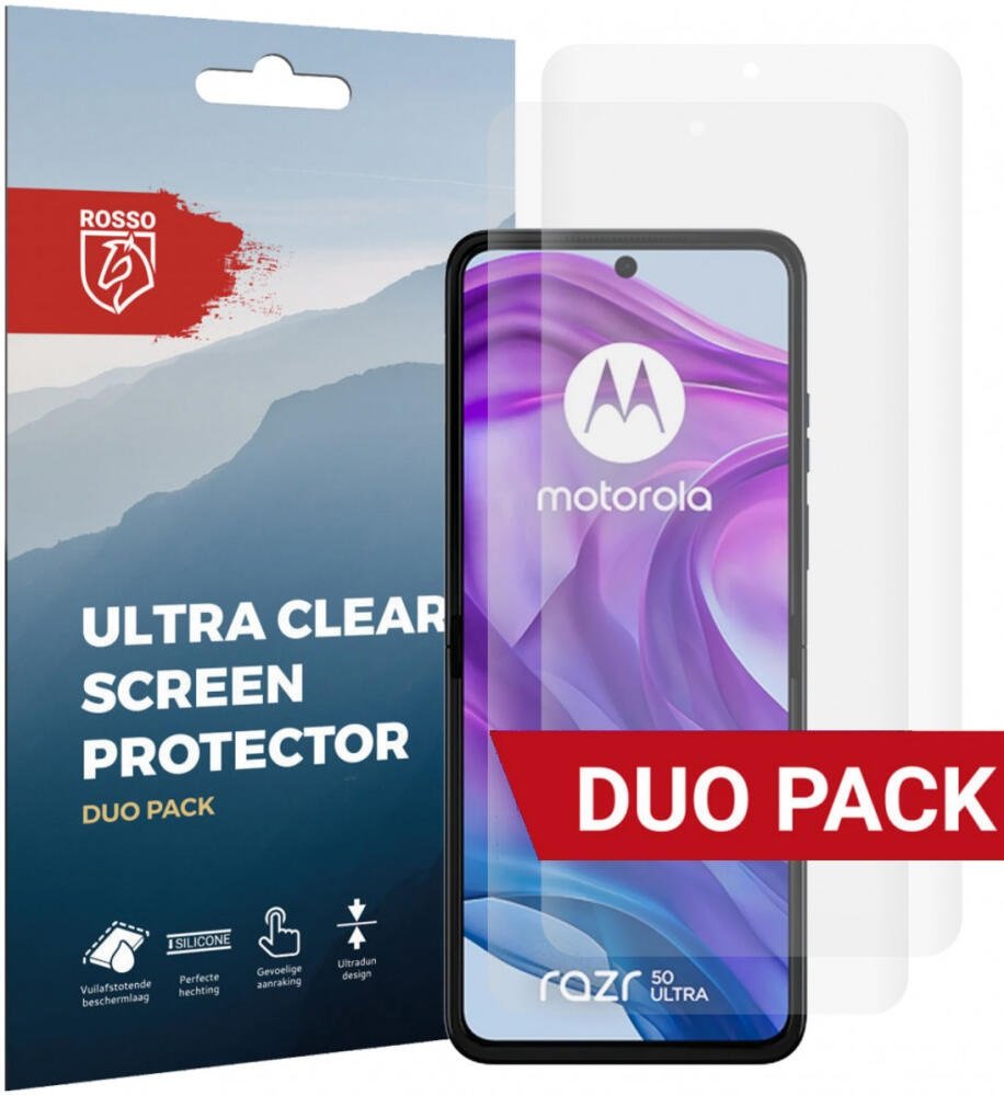 Μεμβράνη Προστασίας Motorola Razr 50 Ultra Rosso Ultra Clear Screen Protector Οθόνης 2 Τεμάχια Clear 
