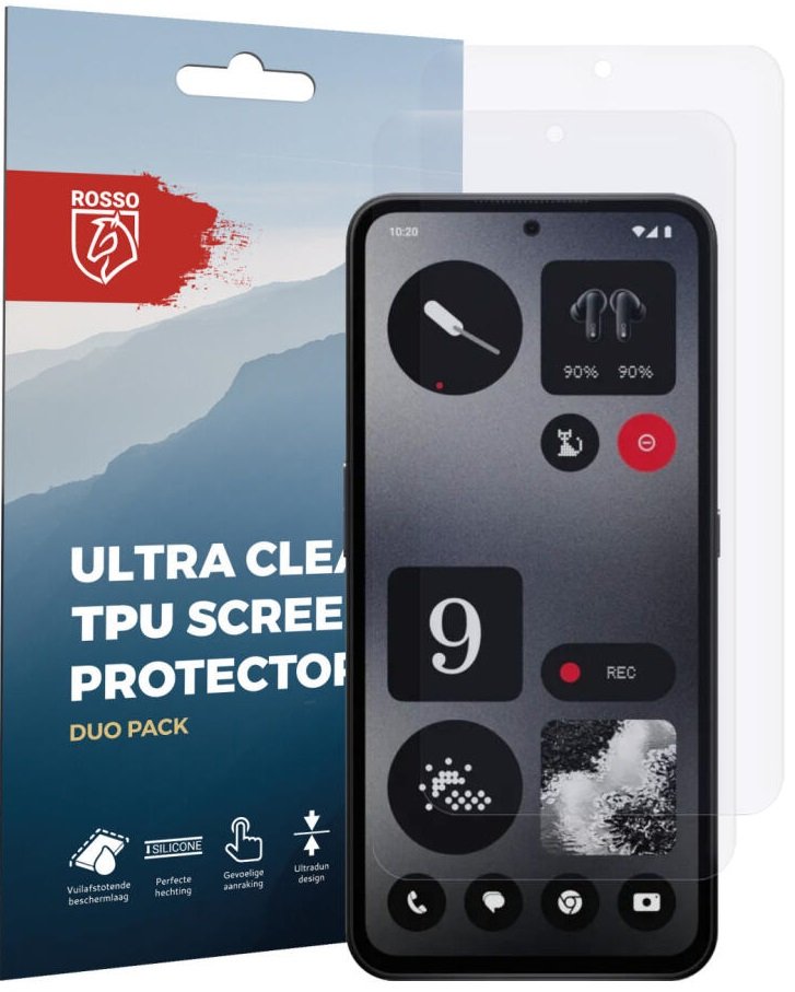 Μεμβράνη Προστασίας Nothing CMF Phone 1 Rosso Ultra Clear Screen Protector Οθόνης 2 Τεμάχια Clear