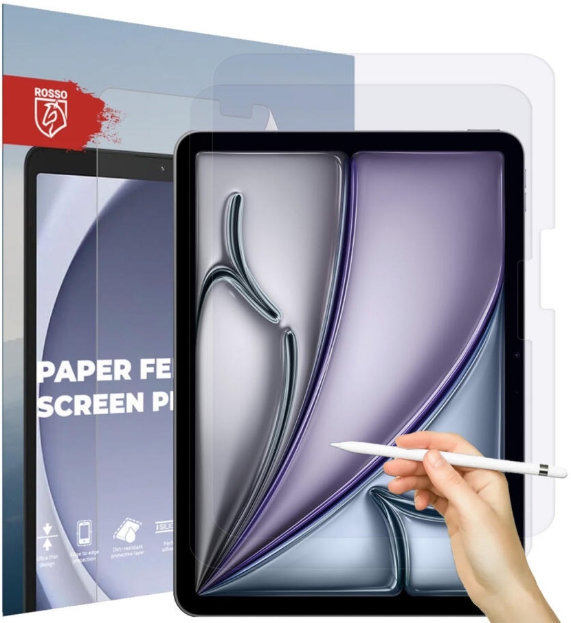 Μεμβράνη Προστασίας Οθόνης - Apple iPad Air 13" 2025 / 2024 - Rosso Paper Feel Film Screen Protector - 2 Τεμάχια - Clear