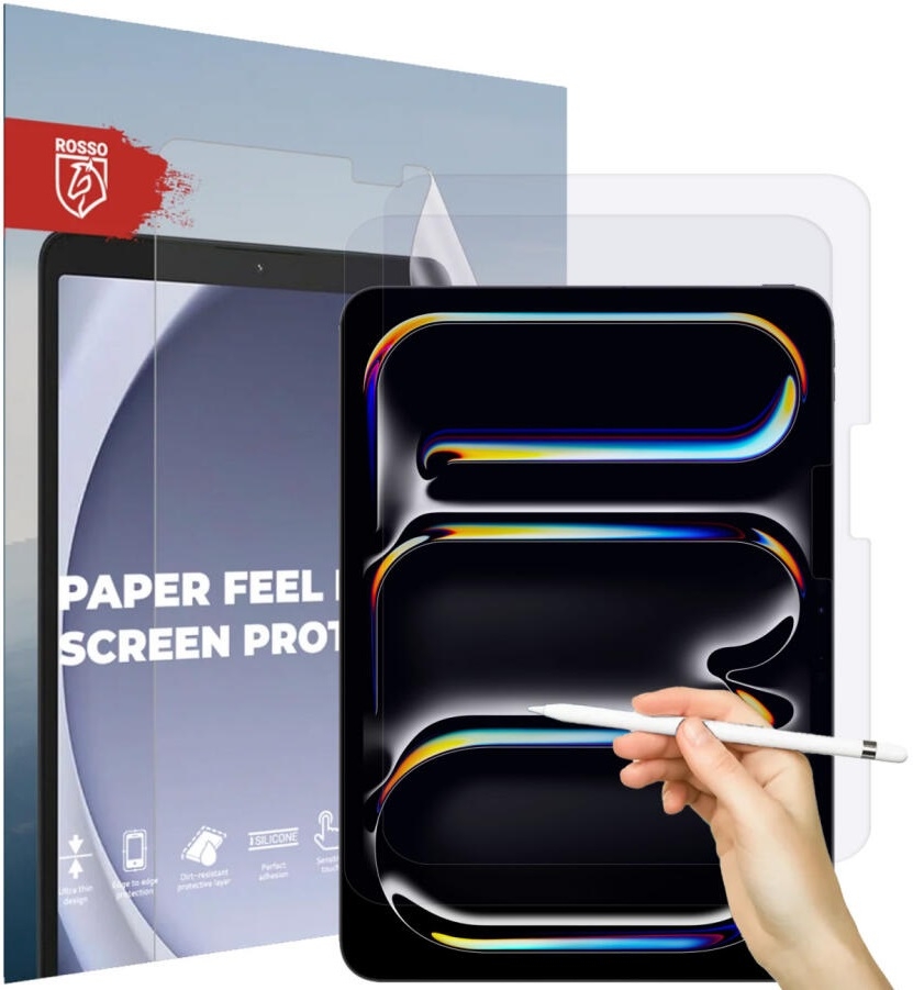 Μεμβράνη Προστασίας Οθόνης - Apple iPad Pro 11" 2024 - Rosso Paper Feel Film Screen Protector - 2 Τεμάχια - Clear
