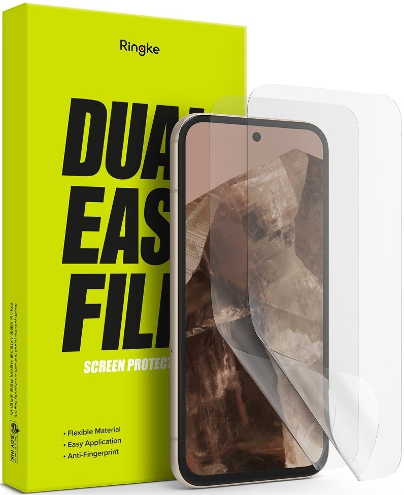 Μεμβράνη Προστασίας Οθόνης - Google Pixel 8a - Ringke Dual Easy Film - 2 Τεμάχια - Clear