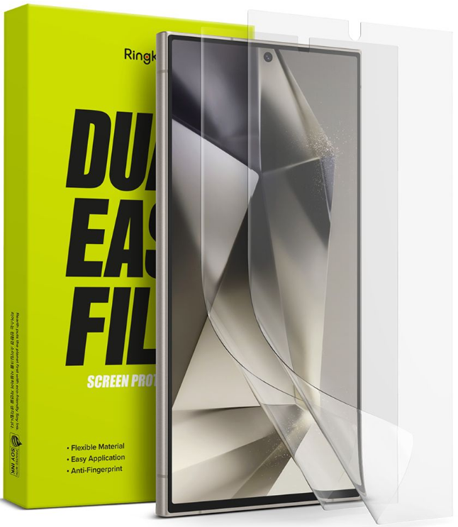 Μεμβράνη Προστασίας Οθόνης - Samsung Galaxy S24 Ultra - Ringke Dual Easy Film - 2 Τεμάχια - Clear