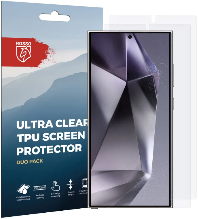 Μεμβράνη Προστασίας Οθόνης - Samsung Galaxy S24 Ultra - Rosso Ultra Clear Screen Protector - 2 Τεμάχια