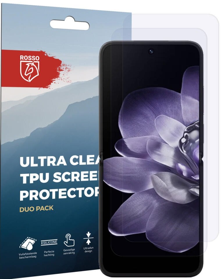 Μεμβράνη Προστασίας Xiaomi Mix Flip Rosso Ultra Clear Screen Protector Οθόνης 2 Τεμάχια Clear