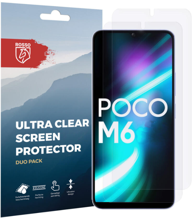 Μεμβράνη Προστασίας Xiaomi Redmi 13 4G / Poco M6 4G - Rosso Ultra Clear Screen Protector Οθόνης - 2 Τεμάχια