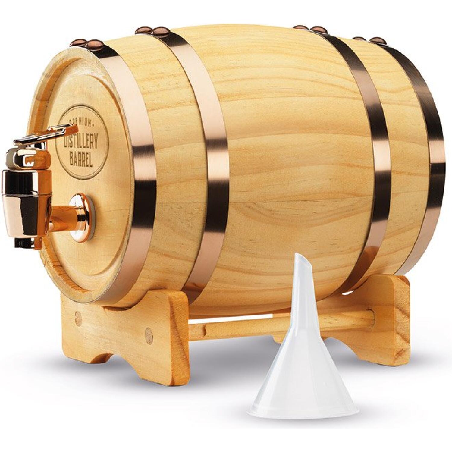 Μίνι Βαρέλι για Ουίσκι The Source Connoisseur Creations Premium Whiskey Barrel από Ξύλο με Βάση & Βρυσάκι 800ml