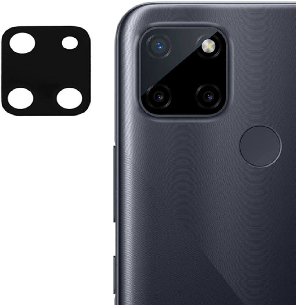 Mocolo TG+ Silk HD Pro Glass Camera Protector - Αντιχαρακτικό Προστατευτικό Γυαλί για Φακό Κάμερας Realme C21Y - Black