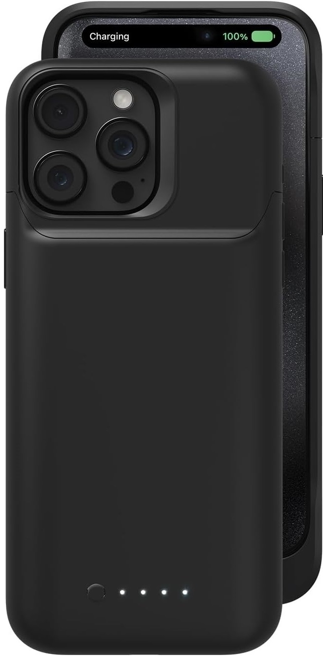 Θήκη Apple iPhone 15 Pro Max - Mophie Juice Pack 2024 Ανθεκτική με Ενσωματωμένη Μπαταρία 3.000 mAh - Black