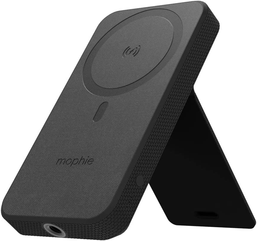 Mophie Snap+ Powerstation Stand - PowerBank / Βάση Ασύρματης Φόρτισης Qi & MagSafe με / 1 x Υποδοχή για 1/4 Τρίποδο / 1 x Type-C - 10000mAh - 15W - Black