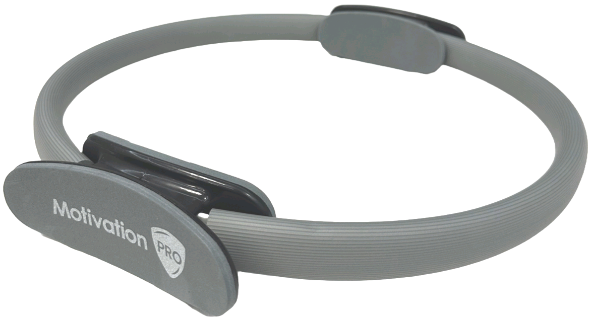 MotivationPro - Δαχτυλίδι Μεσαίας Αντίστασης για Pilates 14″ 35cm Yoga Ring - Grey (020201998265)