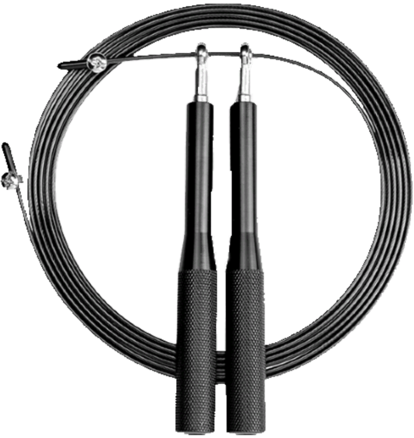 MotivationPro Jumping Rope Crossfit High Quality - Ρυθμιζόμενο Σχοινάκι Γυμναστικής - Black