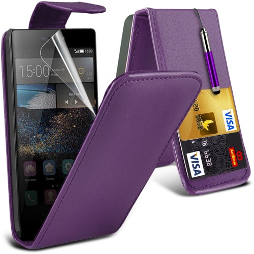 Flip Θήκη Huawei Ascend P8 Μωβ