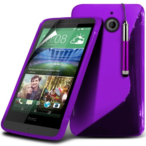 Θήκη HTC Desire 320 Σιλικόνης Μωβ
