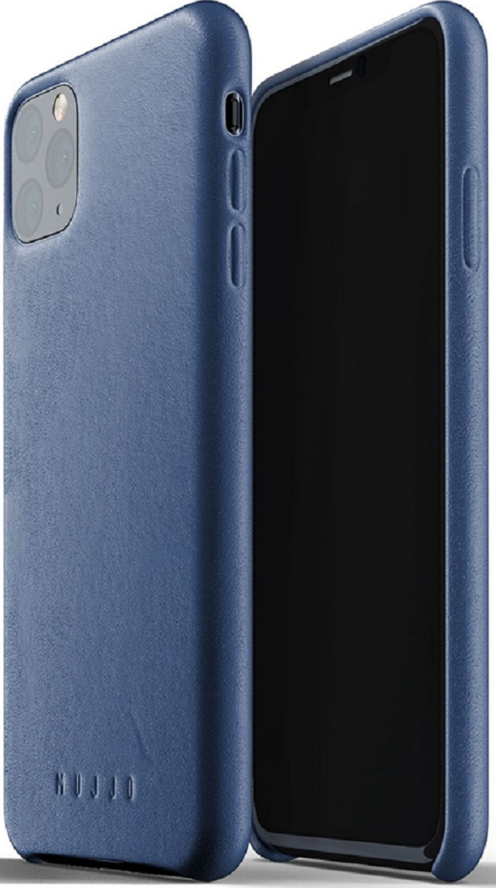 MUJJO Full Leather Case - Δερμάτινη Θήκη Apple iPhone 11 Pro Max - Blue