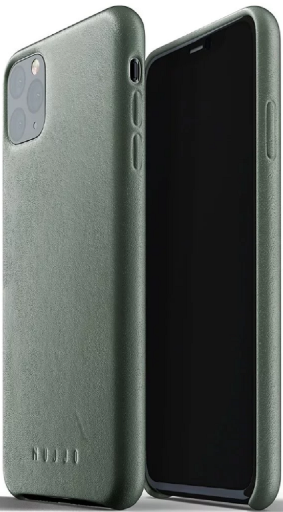 MUJJO Full Leather Case - Δερμάτινη Θήκη Apple iPhone 11 Pro Max - Slate Green