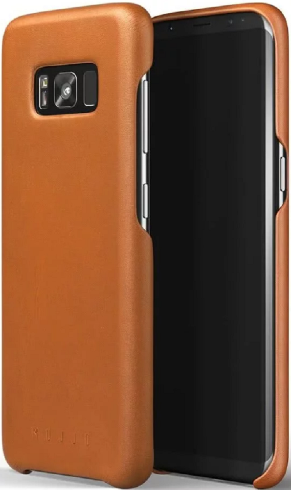 MUJJO Full Leather Case - Δερμάτινη Θήκη Samsung Galaxy S8 Plus - Tan